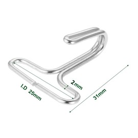 YehVeh 20 Pack Car Seat Cover Hook Metal Fixing Hanger Fastener Locking Clip for Car Seats Mat Pad Headrest Cover Installation Replacement Vehicle Auto