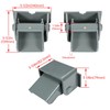 HECASA 2Pcs Steel Dump Trailer Hinges Compatible with Dump Trucks