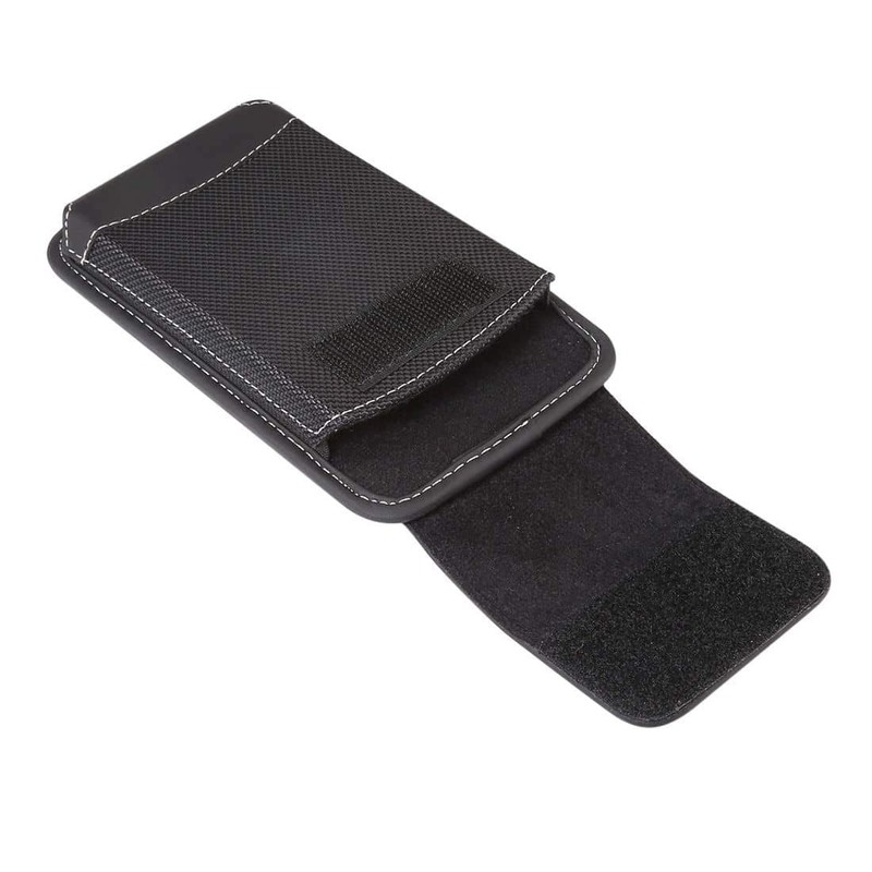 DFV mobile - Gürtelgehäuse Abdeckung Vertikales Leder und Nylon für