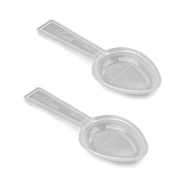 2x Kunststoff Messbecher - 20 ml - transparent - 2/2,5/3/4/5/6/7/7,5/8/9/10/11/12/12,5/15/20 ml