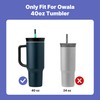 Diumepo Replacement Lid for Owala 40 oz Travel Tumbler, Spill
