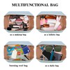 Lazy Makeup Bag Opens Flat for Easy Access,Large Capacity Cosmetic