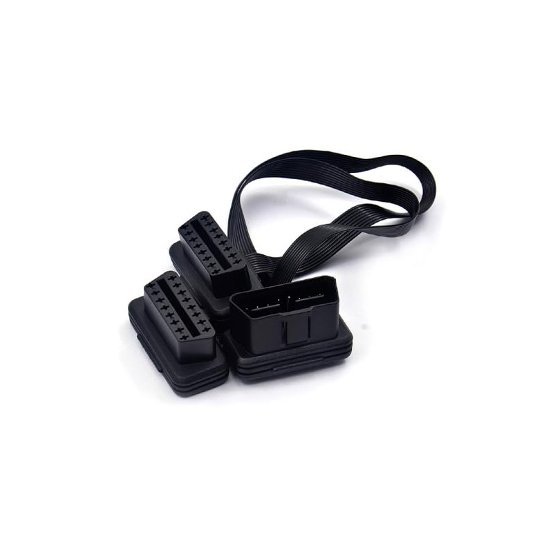 OBD2 Splitter Cable, 11.8 inches (30 cm), Flat Cable Specifications