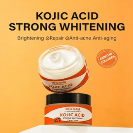 Kojic Acid Brightening Body Lotion, 50g, Face and Body Gel, Natural Ingredients, Moisturizing and Mild Effect (Kojic Acid Cream for Dark Spots) (A)