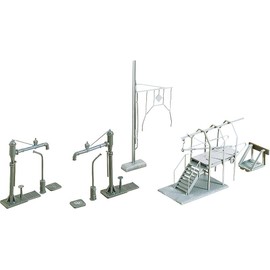 FALLER 222138 - Wasserkran, Lademaß, Rohrblasgerüst