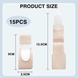 Zonoori Hammer Toe Correction, Hammer Toe Pads, Toe Splint for Toe Protection, Pack of 15