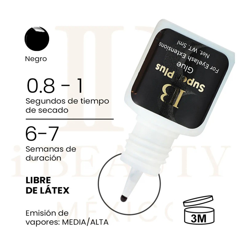 Pegamento De Pestañas Ib Super Plus 5 Ml Bolsa Secado