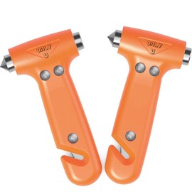Car Escape Tool, Car Accessories, Safety Essentials, Window Breaker, Seat Belt Cutter, Hammer, Safety, Survival, Affordable,Be Safe Leave One in Every Car 2/PK
