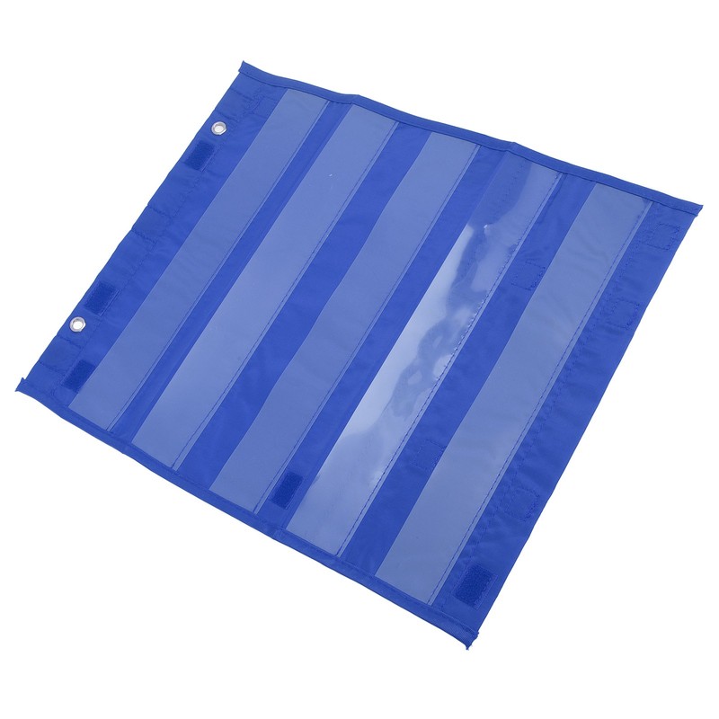 Magnetic Pocket Chart 5 Rows Transparent Schedule Pocket Chart for