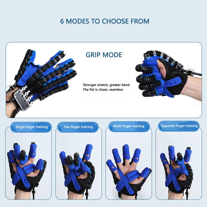 Hand Stroke Recovery Glove Rechargeable Right Hand Function Rehabilitation Training