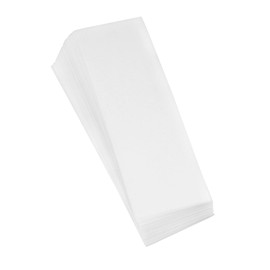 Teqooza 20cm x 7cm Disposable Professional Hair Removal Tool Depilatory Paper Nonwoven Epilator for Women Wax Strip Paper Shaving Roll Waxing Smooth Legs, 50 Sheets
