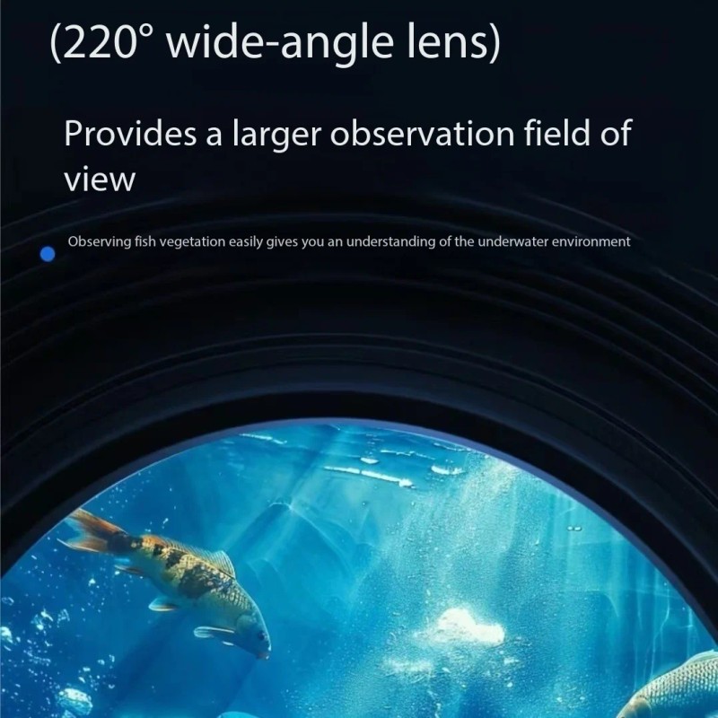 Deep Water Fishing Camera with LED Lights for Enhanced Live