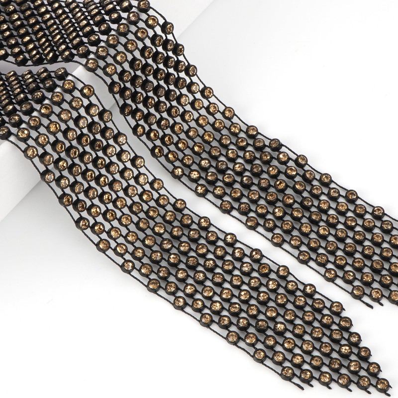 Aisi Women Glitter Sparkle Metal Sequins Neck Tie Scarf Thin