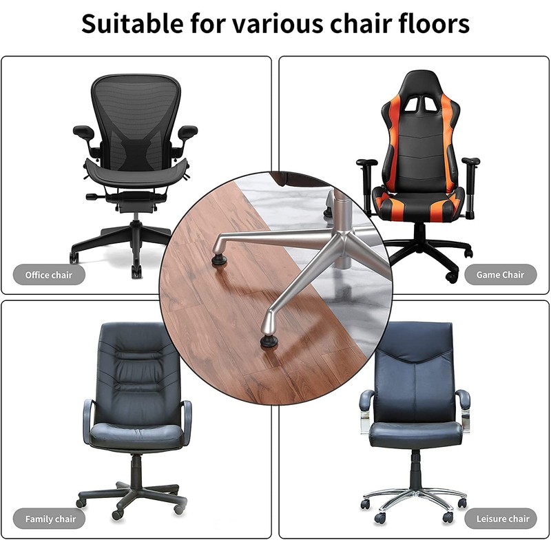 Namvo 5pcs Office Chair Bell Glides 2 Inch, Replacement Stopper