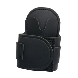 TENOL Stethoscope Hip Holder Storage Comfortable PU Leather Convenient Waist Bag Nurses, Doctors Stethoscope Holder Clip, black
