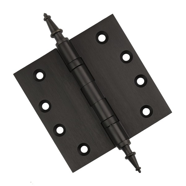 Embassy Door Hinge Solid Brass - 4.5 x 4.5 Inch,