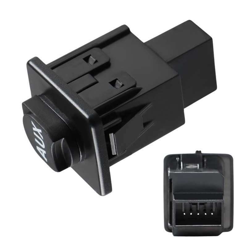 KPALAG Car Auxiliary Plug Port Socket AUX Input Jack Assembly