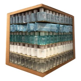 Kit Amenidades Hoteleras Jypesa Elements 320 Piezas Shampoo Acondicionador Gel Crema Jabón Airbnb