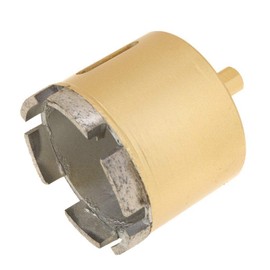 Drilax Diamond Hole Saw Drill Core Bit Heavy Duty Wet and Dry Use 2-3/4 inch for Brick, Concrete Block, Masonry 2 inches Depth of Cut - 3/8 inch Standard Shank DrilaxHD010070