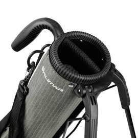 Orlimar Pitch 'n Putt Golf Lightweight Stand Carry Golf Club Bag for Men and Women, Plaid Poly Smoke Gray