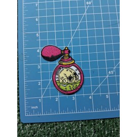 Unique Punk Jewelry Pin Badge - Retro European & American Royal Perfume Bottle