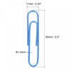 sourcing map Paper Clips Medium Size 2 Inch Vinyl Coated