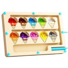 Toys, Hand Eye Coordination, Killing Time, Building Blocks, Fingertip Training, Magnets, Number and Color Matching, Birthday Gift, Fine Operation Toy 4-6 Years Old (Type C)