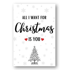 Second Ave All I Want For Christmas Is You Xmas Holiday Festive Greetings Card
