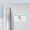 CafePress Never Give Up Stork And Frog Rectangle Magnet, 3"x2"