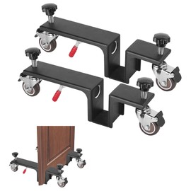 2PCS Door Installation Kit Holds up tp 330LBS, Heavy Duty Door Installation Dolly Easy Install for Single Person Door Tools for Doors from 1.18” to 1.97”