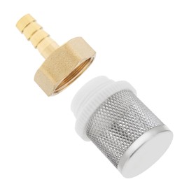 10mm Inline Mesh Screen, PNXKTXO Stainless Steel Filter Copper Tube Joint Pipeline Garden Hose Strainer for Pool, Irrigation Sprayer Pump Filtering