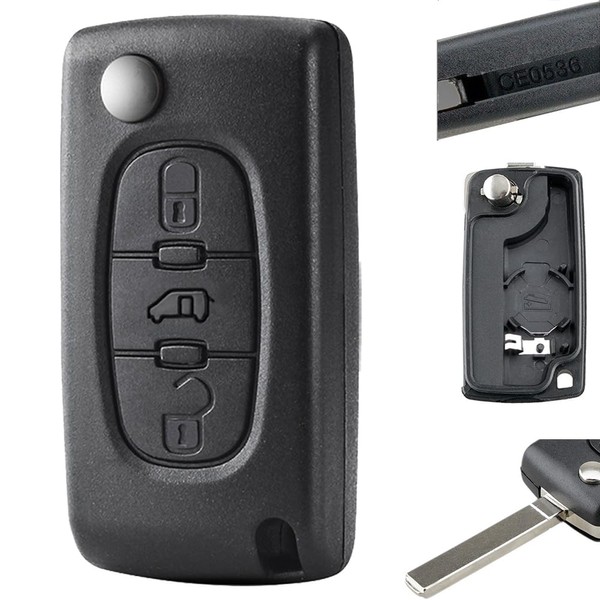 3 Buttons For Citroen Berlingo Key Van Citroen Dispatch Key