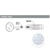 Osung Dental Simple Stem Magnifying Mirror #4, 12 pcs ox,