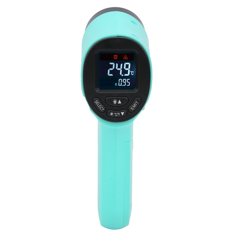 Temperature Measuring Gun NonContact Infrared Portable Handheld Thermometer HW550(Green )