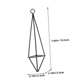 CAXUSD 2Pcs Iron Air Plant Holders Hanging Plant Shelves for Wall Ceiling Decor Creative Decoration for Home and Office