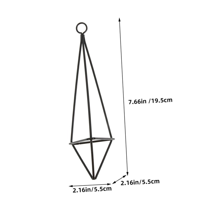 CAXUSD 2Pcs Iron Air Plant Holders Hanging Plant Shelves for