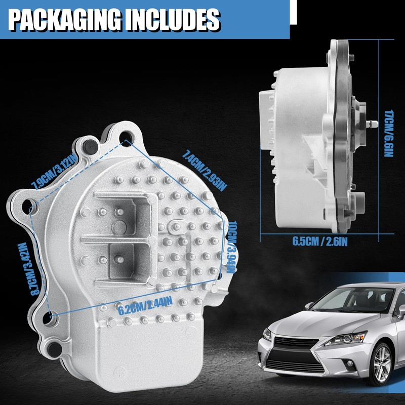 161A0-39015 Electric Water Pump Assembly Compatible with 2010-2017 Toyota Prius