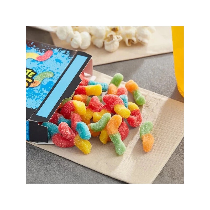 Trolli Mini Sour Brite Crawlers 3.5 oz. Box - 12/Case
