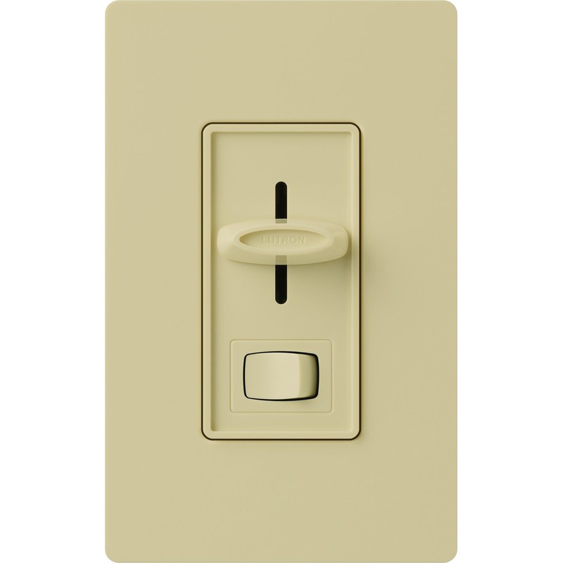 Lutron Skylark Preset Dimmer, 1000-Watt Incandescent, Single-Pole/3 Way, S-103P-IV, Ivory