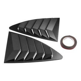 MAX COOL 2X Car Rear Side Window Louvers Cover Suitable for Toyota 86/Subaru BRZ 2013-2019