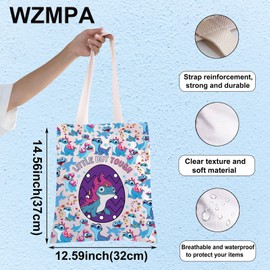 WZMPA Elsa & Salamander Tote Bag Salamander Cartoon Gift Little But Tough Salamander Grocery Bag Elsa & Salamander Merch, Little But Tough Tg, L