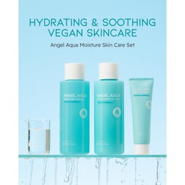 BEYOND Moisture Skincare Set (11.2fl oz , 3-Piece Set) - Vegan Formula Korean Skin Care for Dry & Rough Skin. Toner & Emulsion. Hyaluronic Acid, Cica, Pantenol
