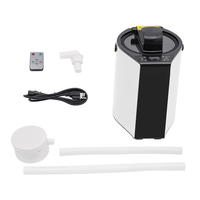 DYNAMI Sauna Steamer Pot,3L Stainless Steel Steam Generator with Remote