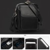 Leathario Crossbody Bag For Men Vegan Leather Shoulder Messenger Purse
