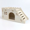 Hamsters Climbing House, Tiny Hamster Maze Wood House Fun Slide