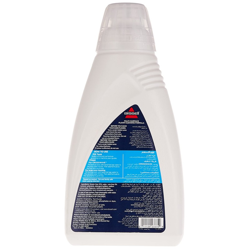 Bissell CrossWave & SpinWave Multi-Surface Cleaning Formula, 1789, 32 oz