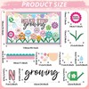 Spring Never Stop Growing Bulletin Board Classroom Decoration Grow Flower