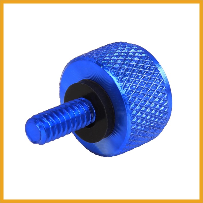 Partuto 1/4'' Motorcycle Blue Aluminum Alloy Rear Seat Bolt Mount