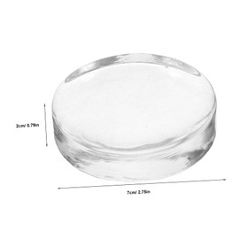 Ipetboom Mason Canning Jar Weight Round Glass Fermenting Weight for Wide Mouth Jars for Pickling Sauerkraut Kimchi and DIY Foods Kitchen Tool for Home Use