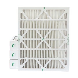 Glasfloss 20x25x4 MERV 10 AC & Furnace 4" Depth Air Filters. Box of 4. Actual Size: 19-1/2 x 24-1/2 x 3-3/4